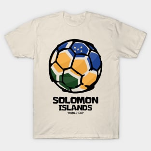 Solomon Islands Football Country Flag T-Shirt